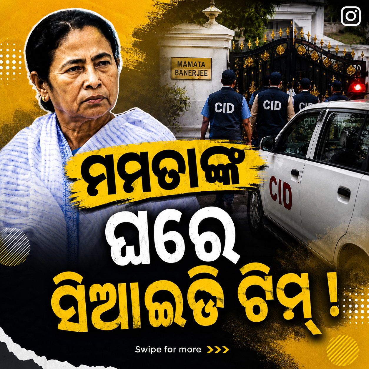 ମମତାଙ୍କ କାଳୀଘାଟ କାର୍ଯ୍ୟାଳୟରେ ସିଆଇଡି ଟିମ୍, ୮ ଦିନିଆ ପୁଲିସ ହେପାଜତରେ ବିଧାୟକ ସବ୍ୟସାଚୀ ଦତ୍ତା