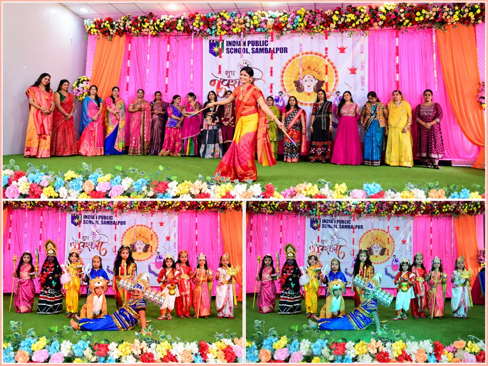 ସମ୍ବଲପୁର ଇଣ୍ଡିଆନ ପବ୍ଲିକ ସ୍କୁଲରେ ନବରାତ୍ରି ଉତ୍ସବ, ମହିଷାସୁର ବଧରୁ ଡାଣ୍ଡିଆ ପର୍ଯ୍ୟନ୍ତ ମନ ମୋହିଲେ କୁନି ପ୍ରତିଭା